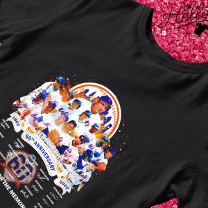 New York Mets 60th anniversary 1962-2022 thank you for the