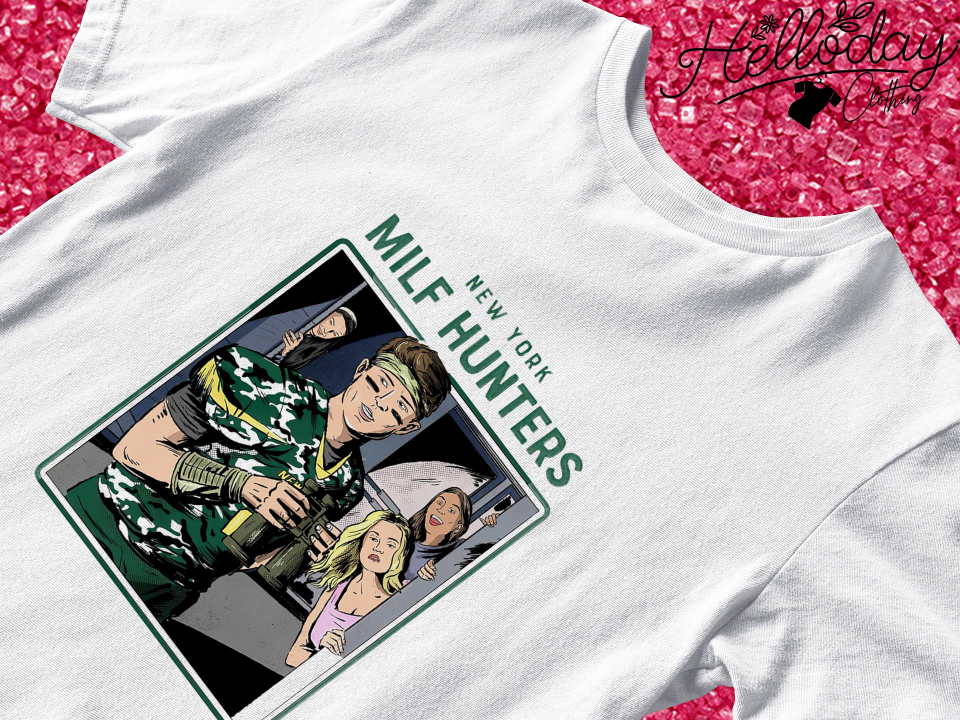 Zach Wilson New York Jets Milf Hunter T-shirt Apparel 