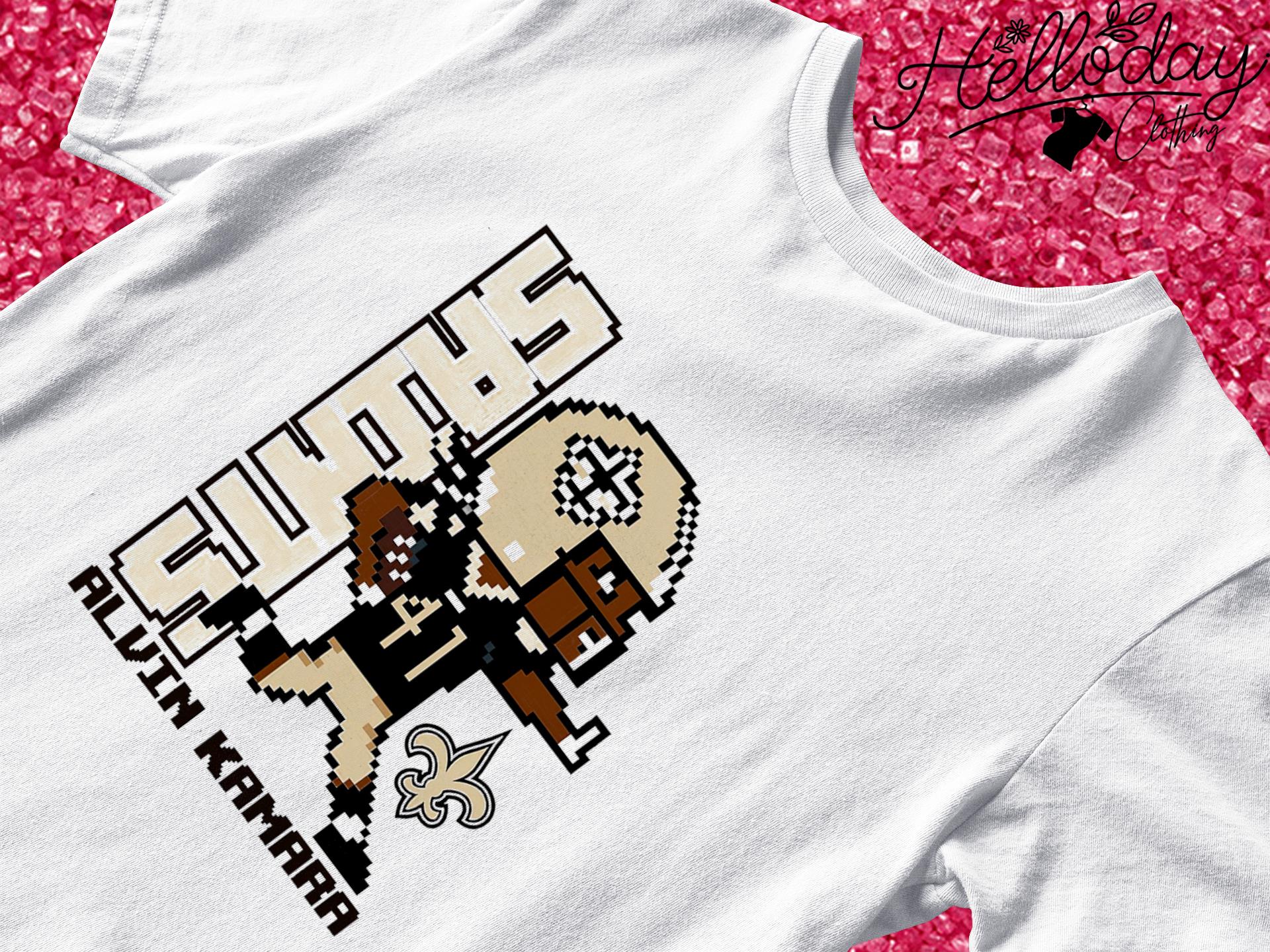 Alvin Kamara New Orleans Saints pixel player 2.0 8-bit shirt, hoodie,  sweater, long sleeve and tank top