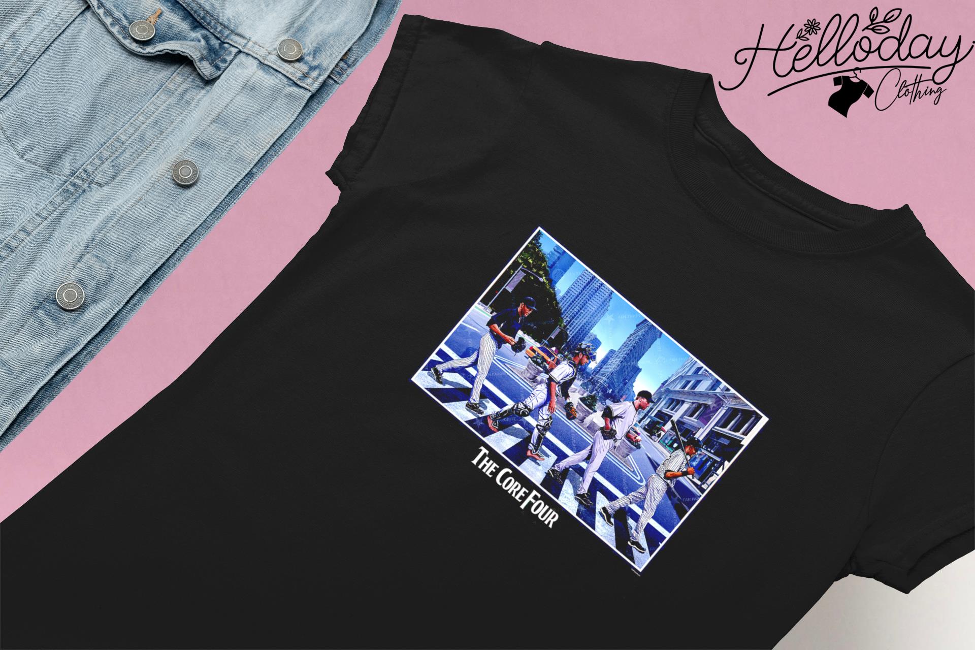 New York Yankees The Core Four Abbey Road shirt