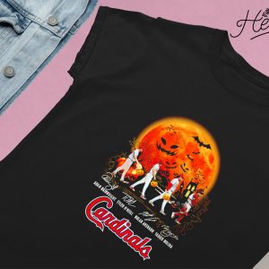 The Cardinals Adam Wainwright Tyler Oneill Nolan Arenado And Yadier Molina  Abbey Road Halloween Signatures Shirt - Limotees