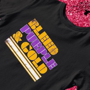 Bleed Purple and Gold Minnesota Golden shirt
