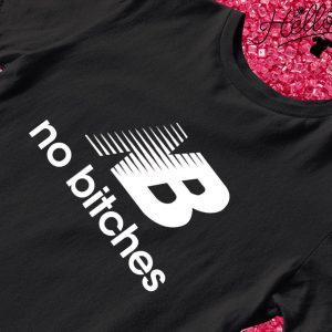 No bitches New Balance logo shirt