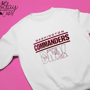 Official washington commanders dmv T-shirt, hoodie, sweater, long sleeve  and tank top