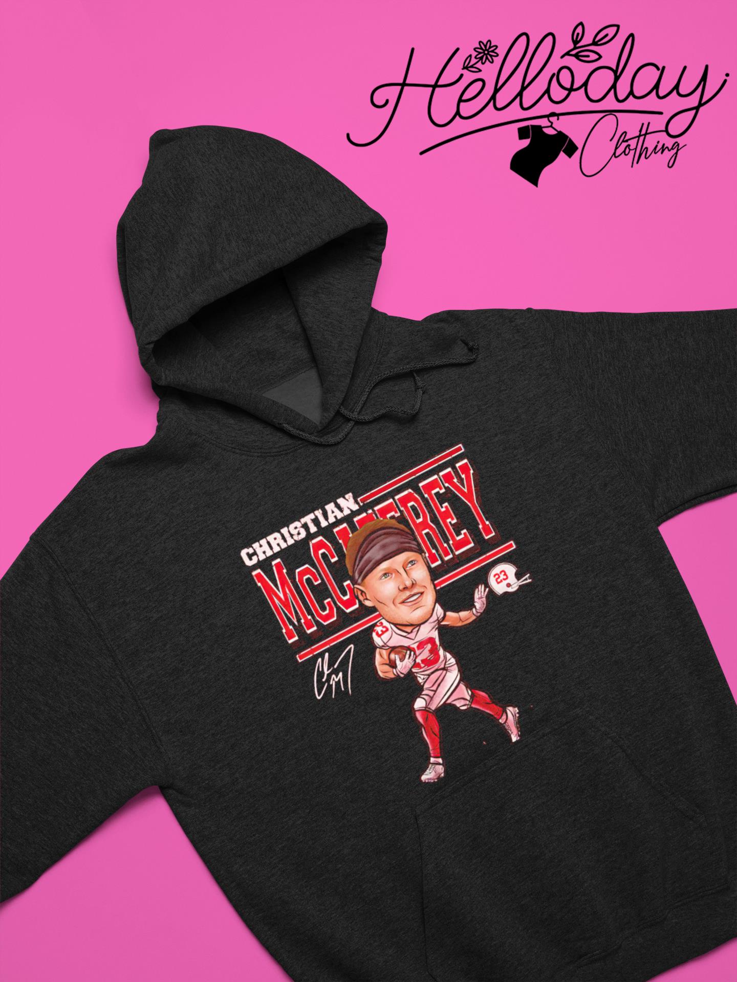 Christian mccaffrey is good at football shirt, hoodie, sweater