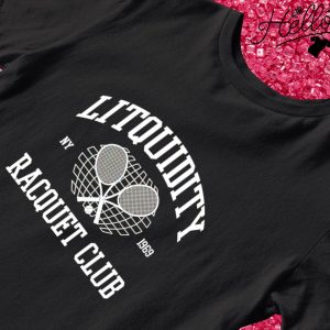 Litquidity Racquet Club logo 1969 shirt