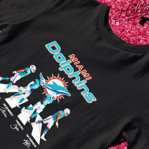 Miami Dolphins Raheem Mostert Jaylen Waddle Tyreek Hill And Tua Tagovailoa  Abbey Road Signatures Shirt - Limotees