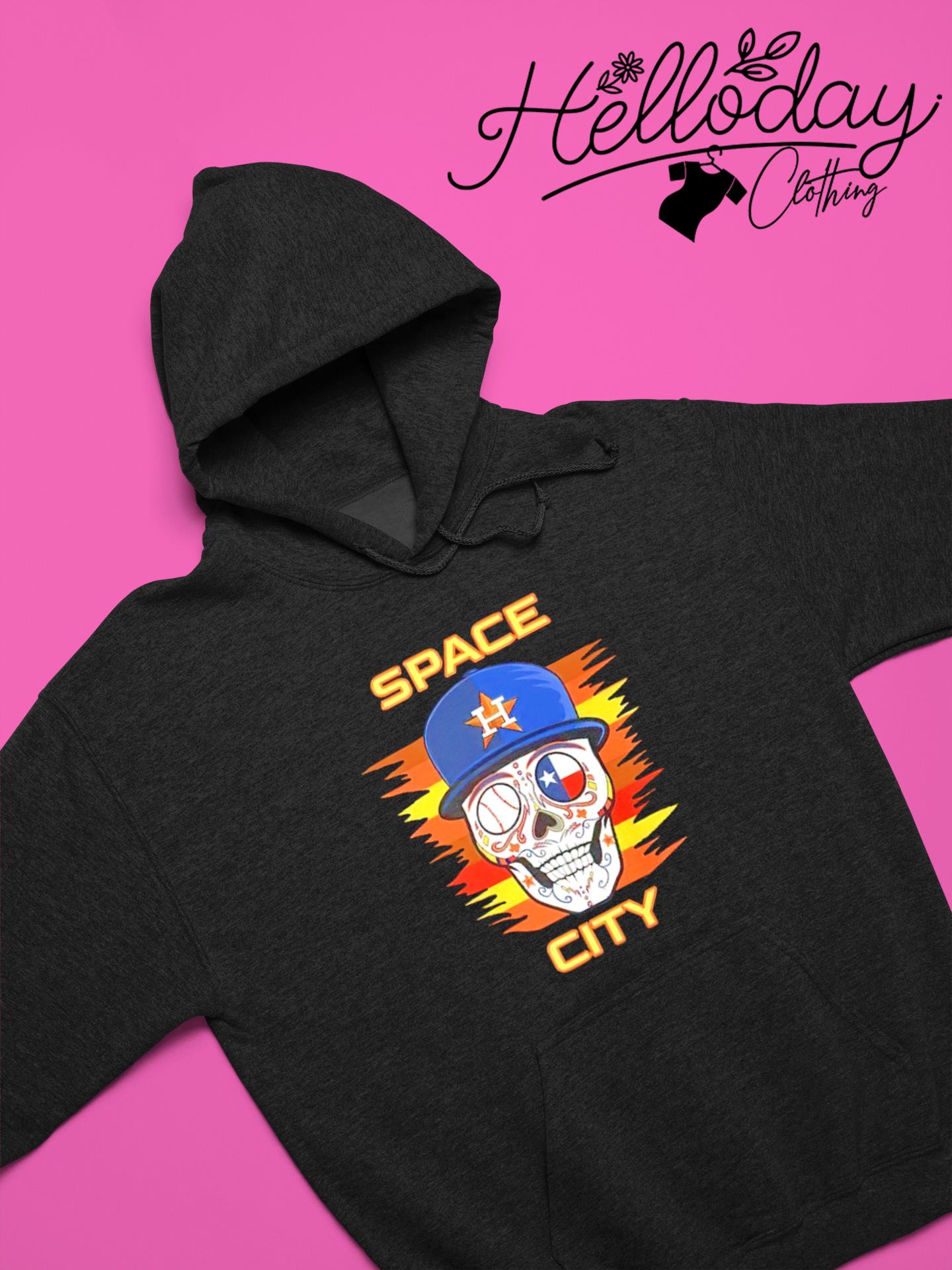 Sugar Skull Space City Houston Astros shirt, hoodie, sweater, long sleeve  and tank top
