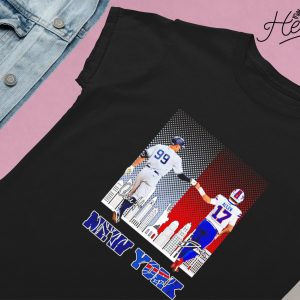 New York Aaron Judge and Josh Allen signature T-shirt, hoodie