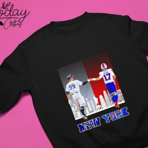 New York Yankees Aaron Judge And Buffalo Bills Josh Allen New York City  Sports Signatures Shirt - Teespix - Store Fashion LLC