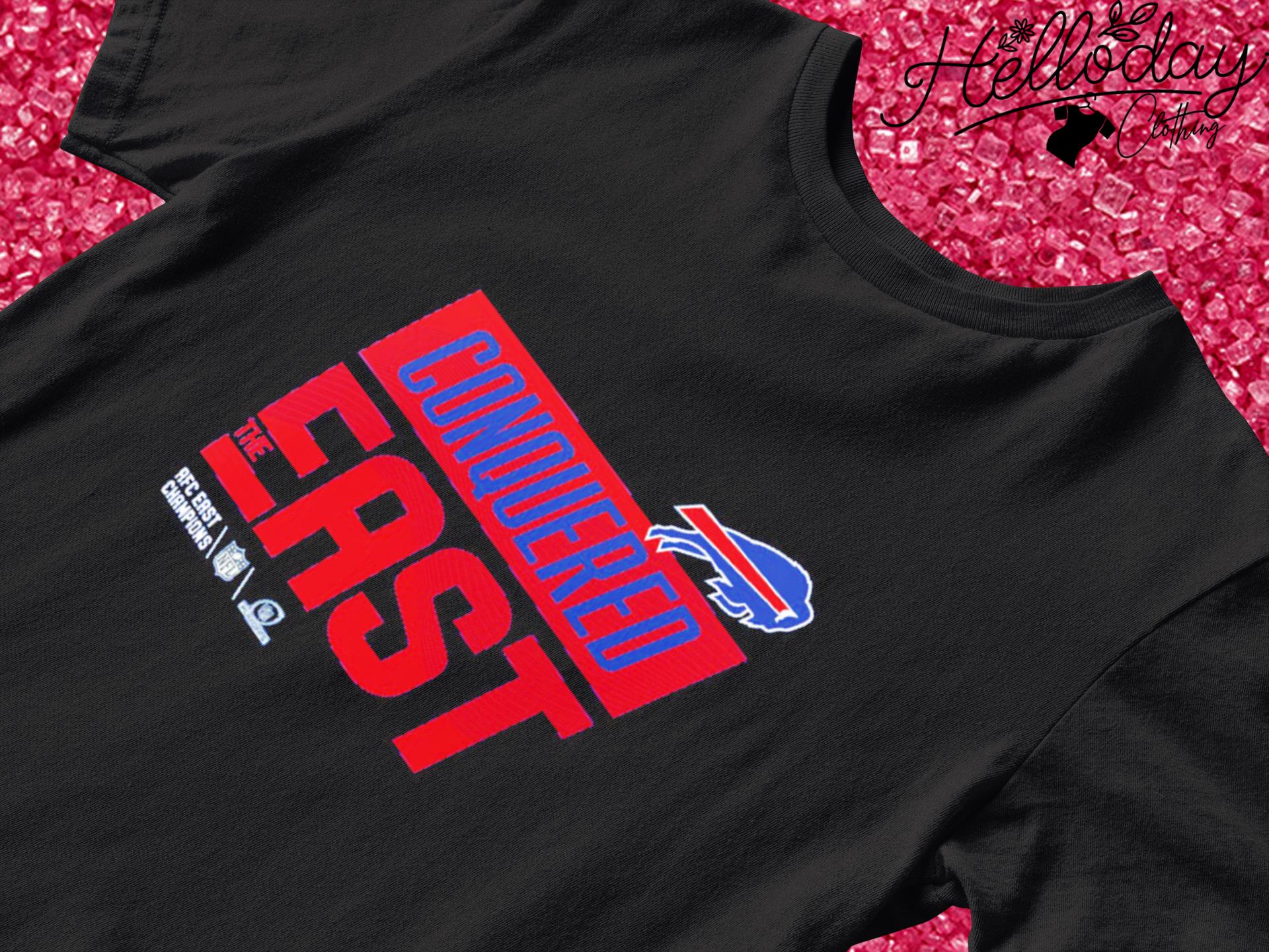 Buffalo Bills Conquered the East 2022 AFC East Division Champions shirt,  hoodie, sweater, long sleeve and tank top