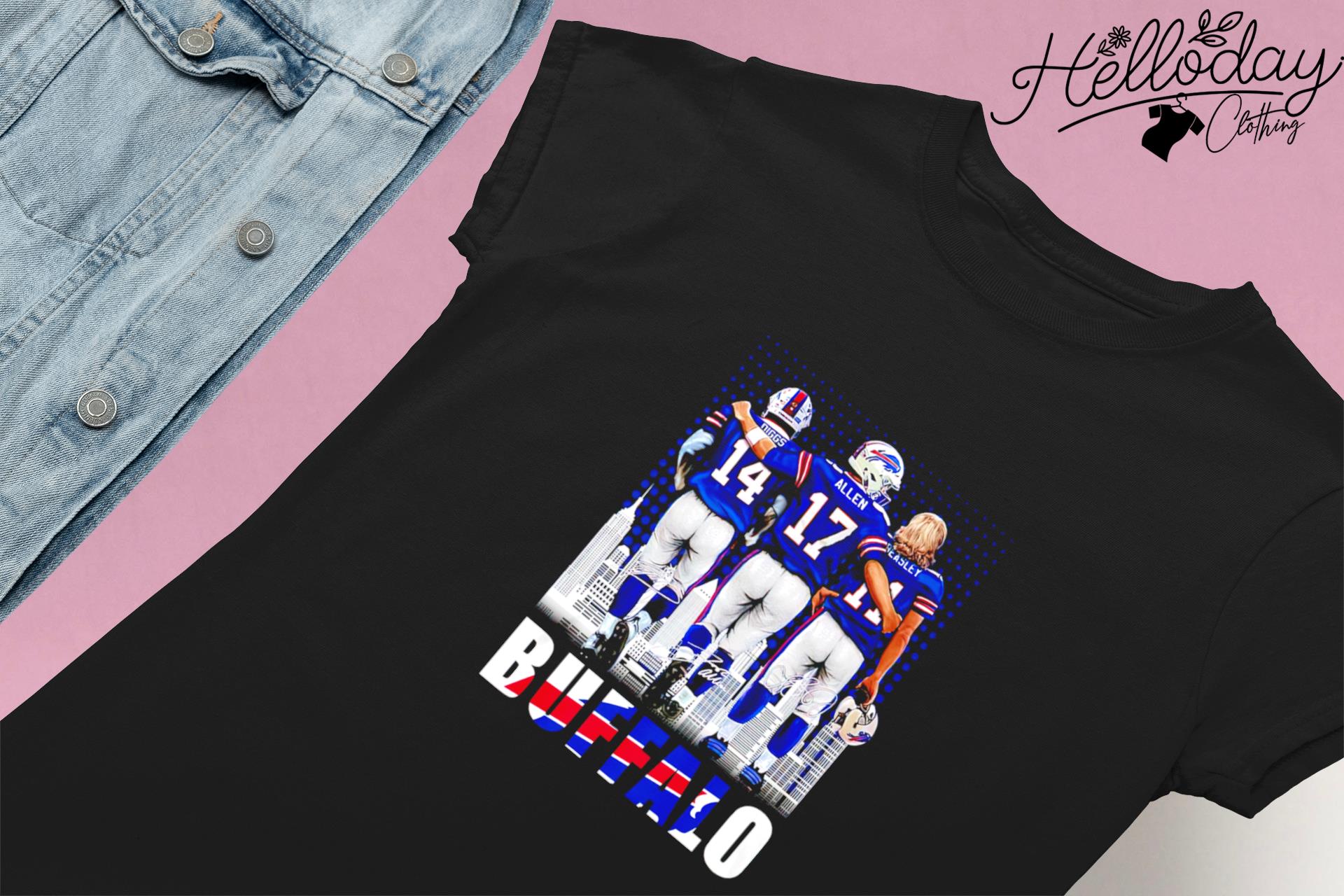 Buffalo Bills Abbott Road White Diggs Allen And Mcdermott Signatures T-Shirt,  hoodie, sweater, long sleeve and tank top