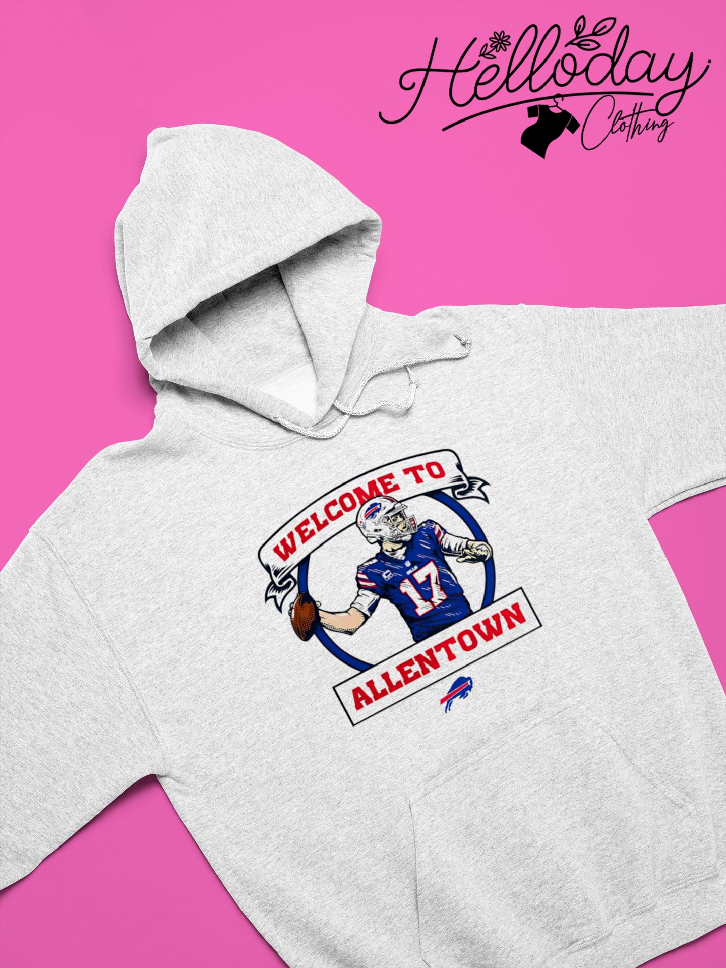 Josh Allen Buffalo Bills Welcome to Allentown T-Shirt - Red