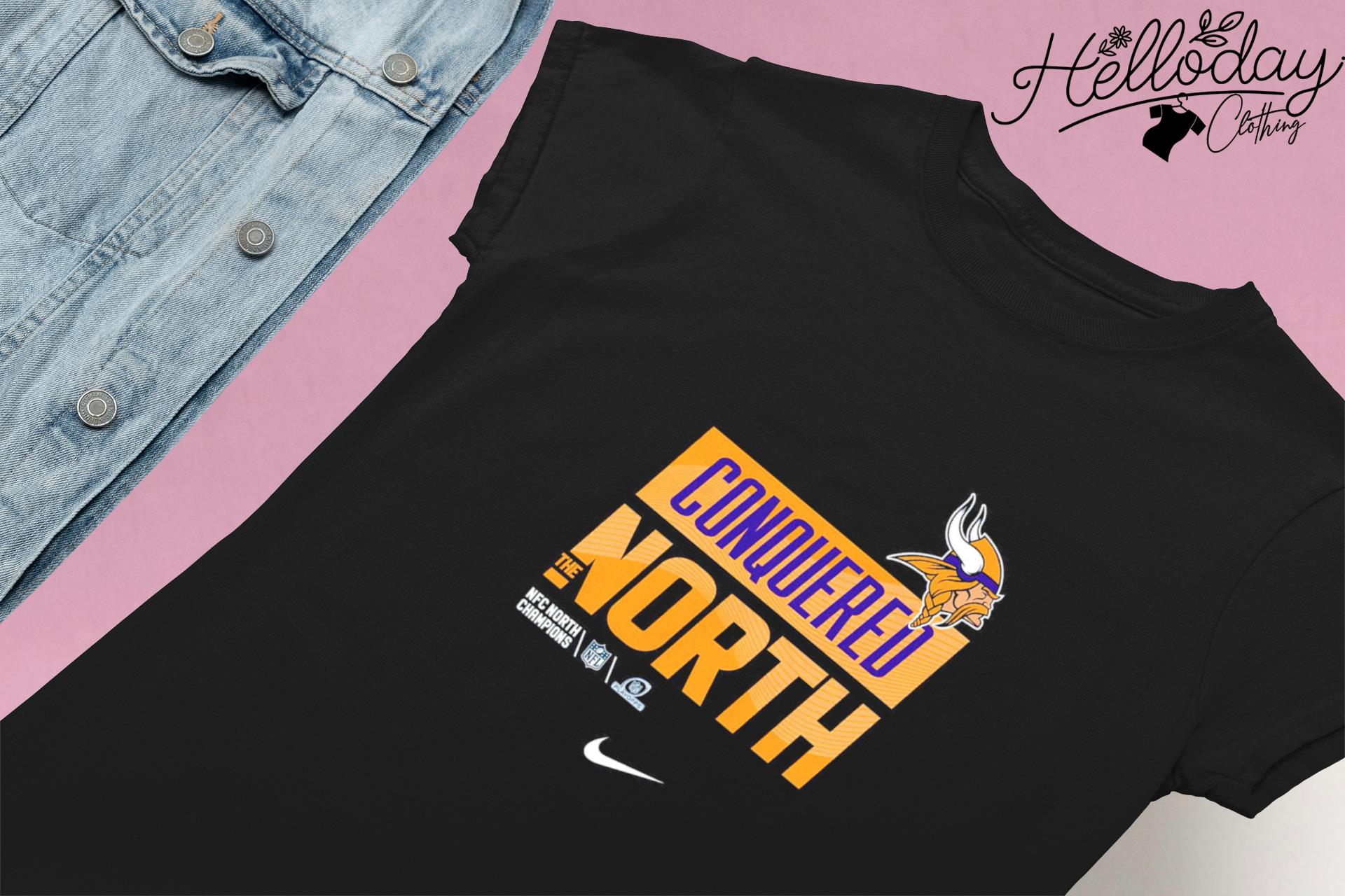 Conquered The North Vikings Minnesota Vikings 2022 Playoffs NFC North  Division Champions Shirt, hoodie, sweater, long sleeve and tank top