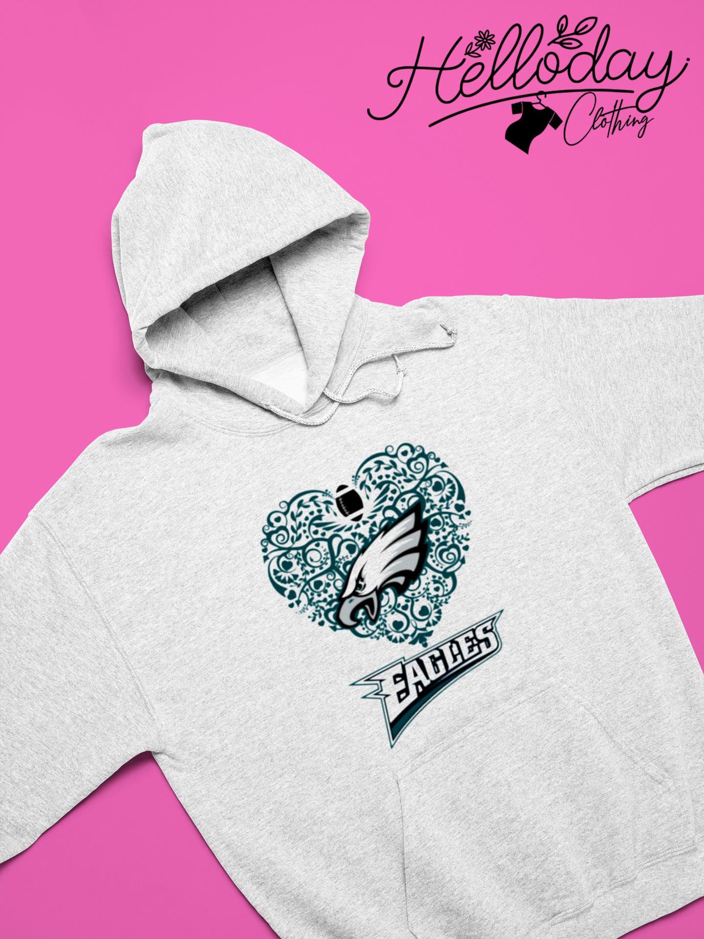 Philadelphia Eagles heart shirt, hoodie, sweater, long sleeve and tank top