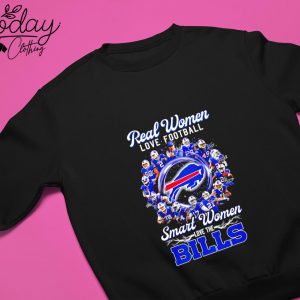 Buffalo Bills Real Women Love Football Smart Women Love The Bills Shirt -  Reallgraphics