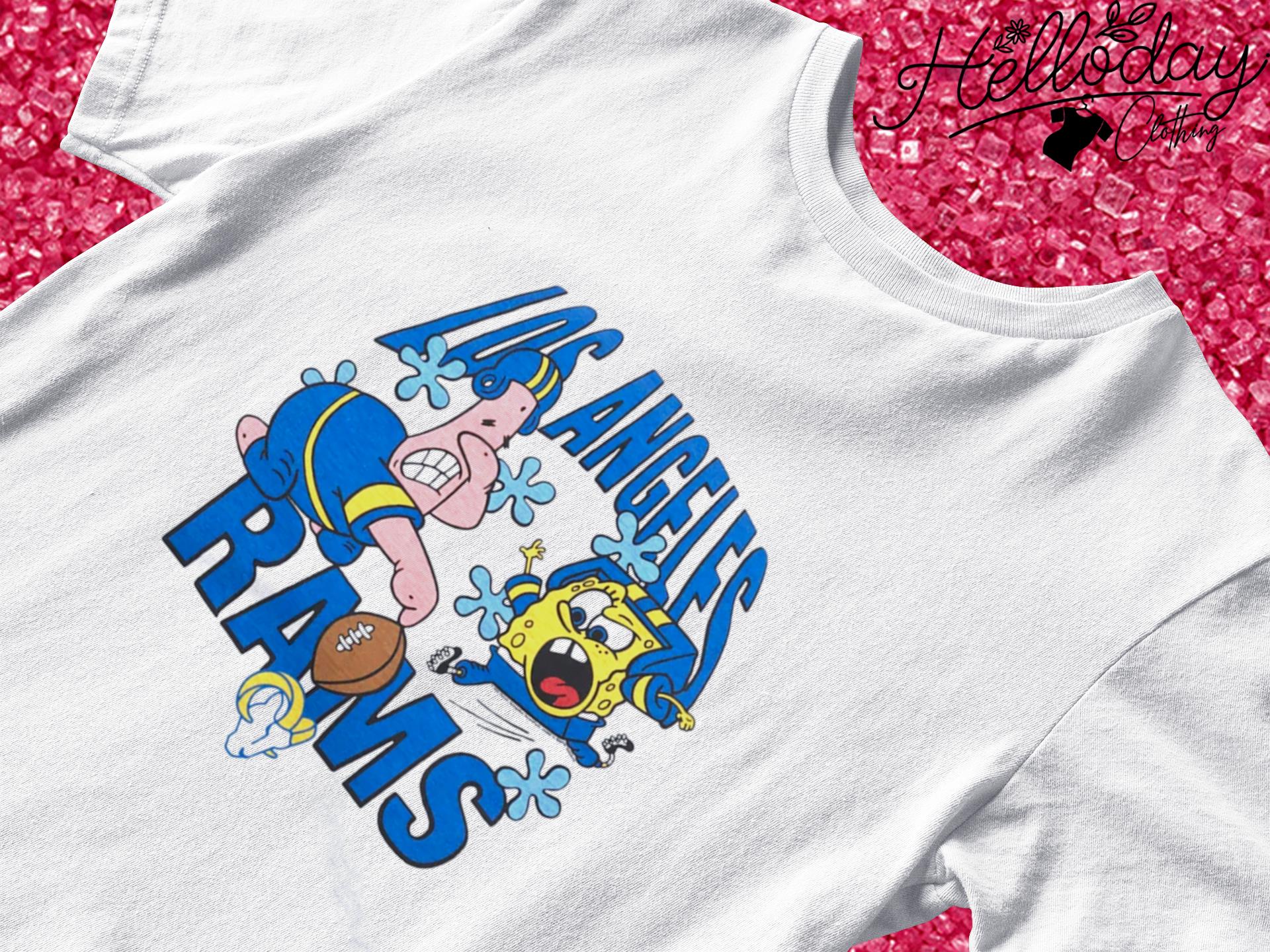 SpongeBob x LA Rams Short Sleeve T-Shirt – SpongeBob SquarePants Shop