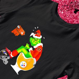 Hot The Grinch Pittsburgh Steelers Shit On Toilet Cleveland Browns And  Other Teams Christmas Shirt - Teeshirtbear