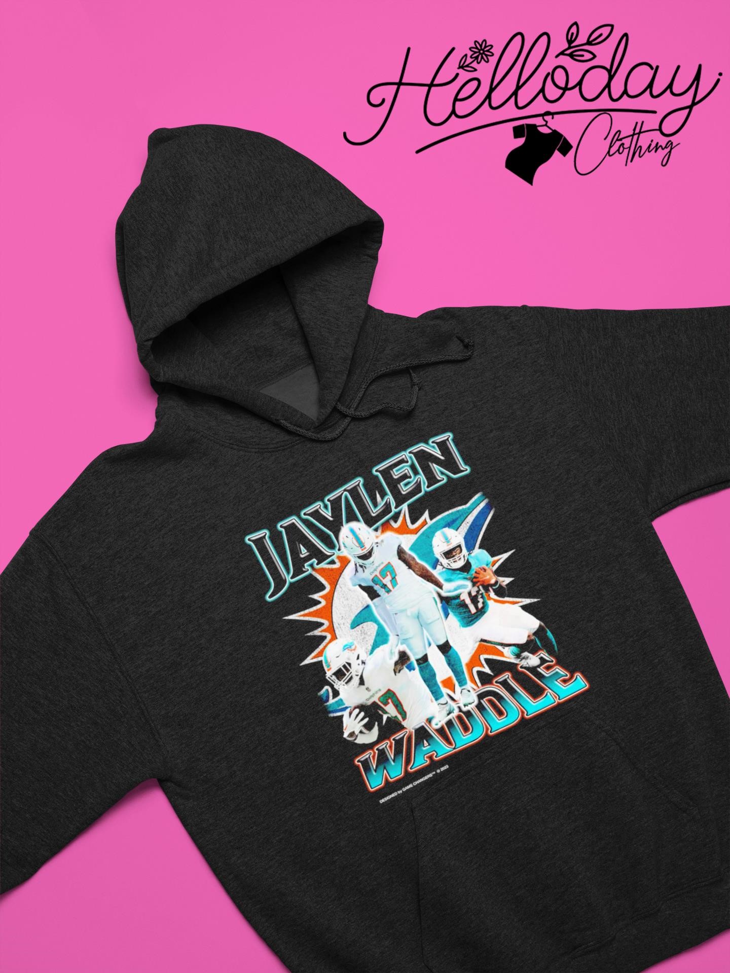 Best jaylen Waddle 17 Miami Dolphins football player penguin dance funny  shirt, hoodie, sweater, long sleeve and tank top