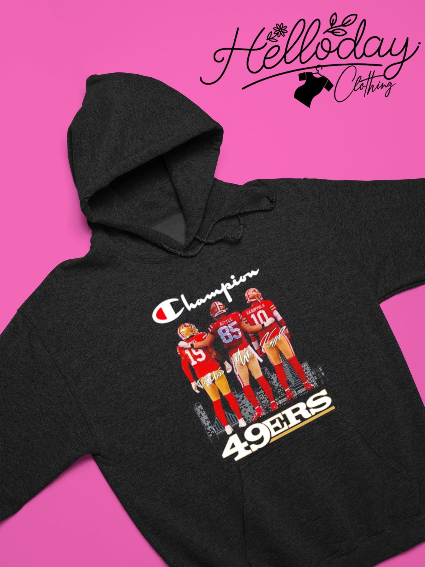 San Francisco 49ers T shirt Jimmy Garoppolo And George Kittle Signatures  Long Sleeve, Ladies Tee - Limotees