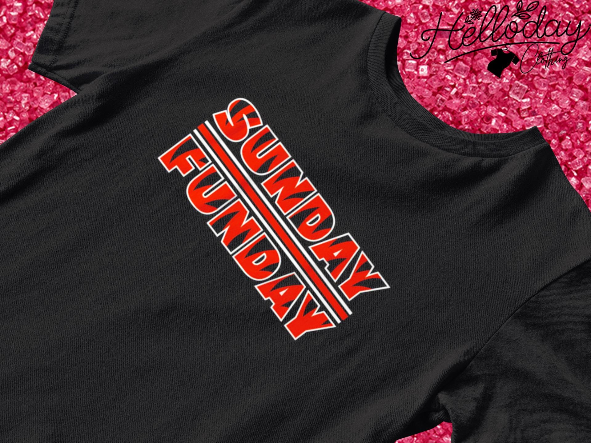 Sunday Funday T-Shirt Sunday Funday Cincinnati Bengals Shirt