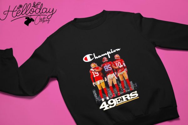 Niner Faithful 49ers Deebo Samuel George Kittle And Jimmy Garoppolo  Signatures Shirt, hoodie, sweater, long sleeve and tank top