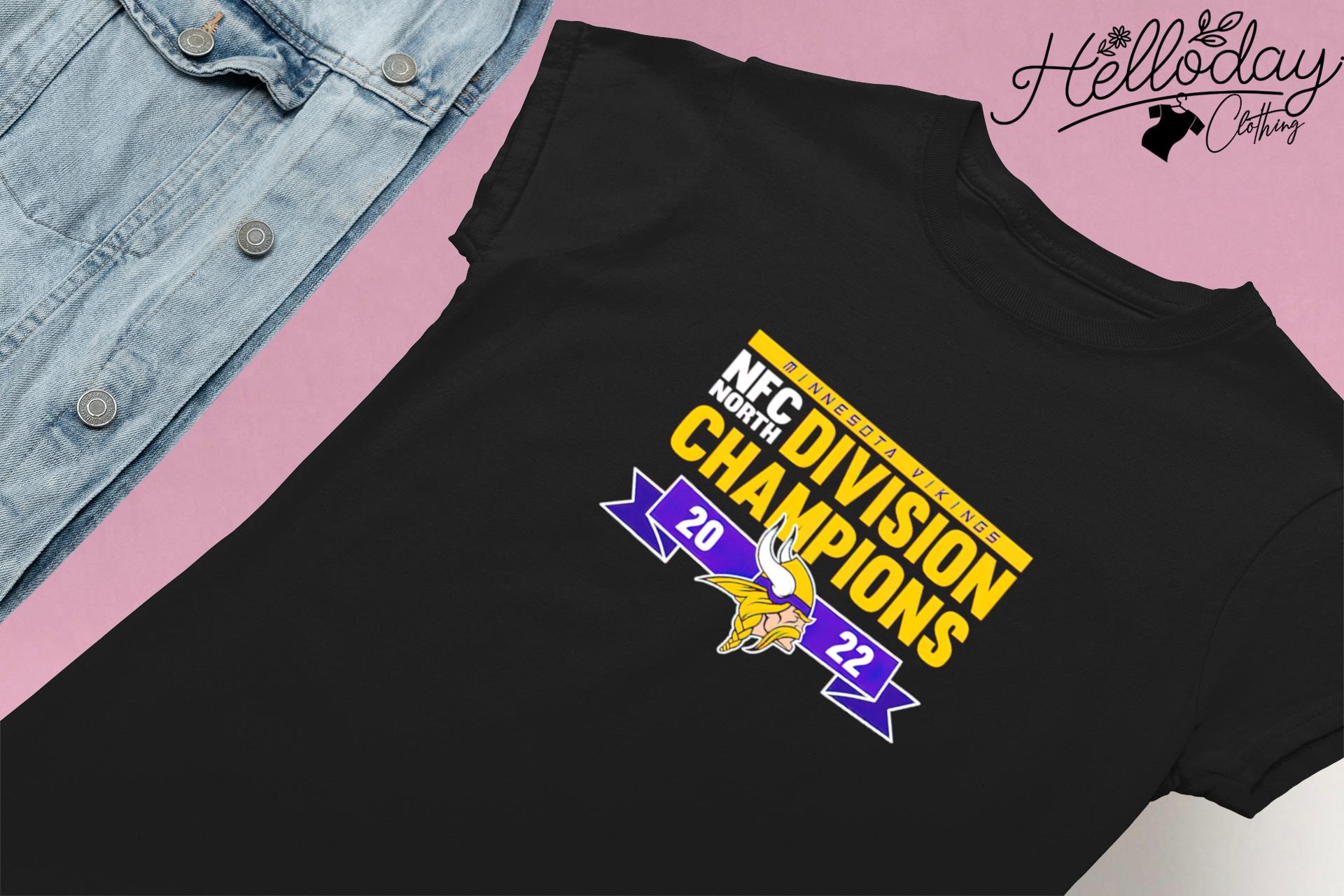 SALE] Go Minnesota Vikings NFC North Division Champions 2022 Shirt