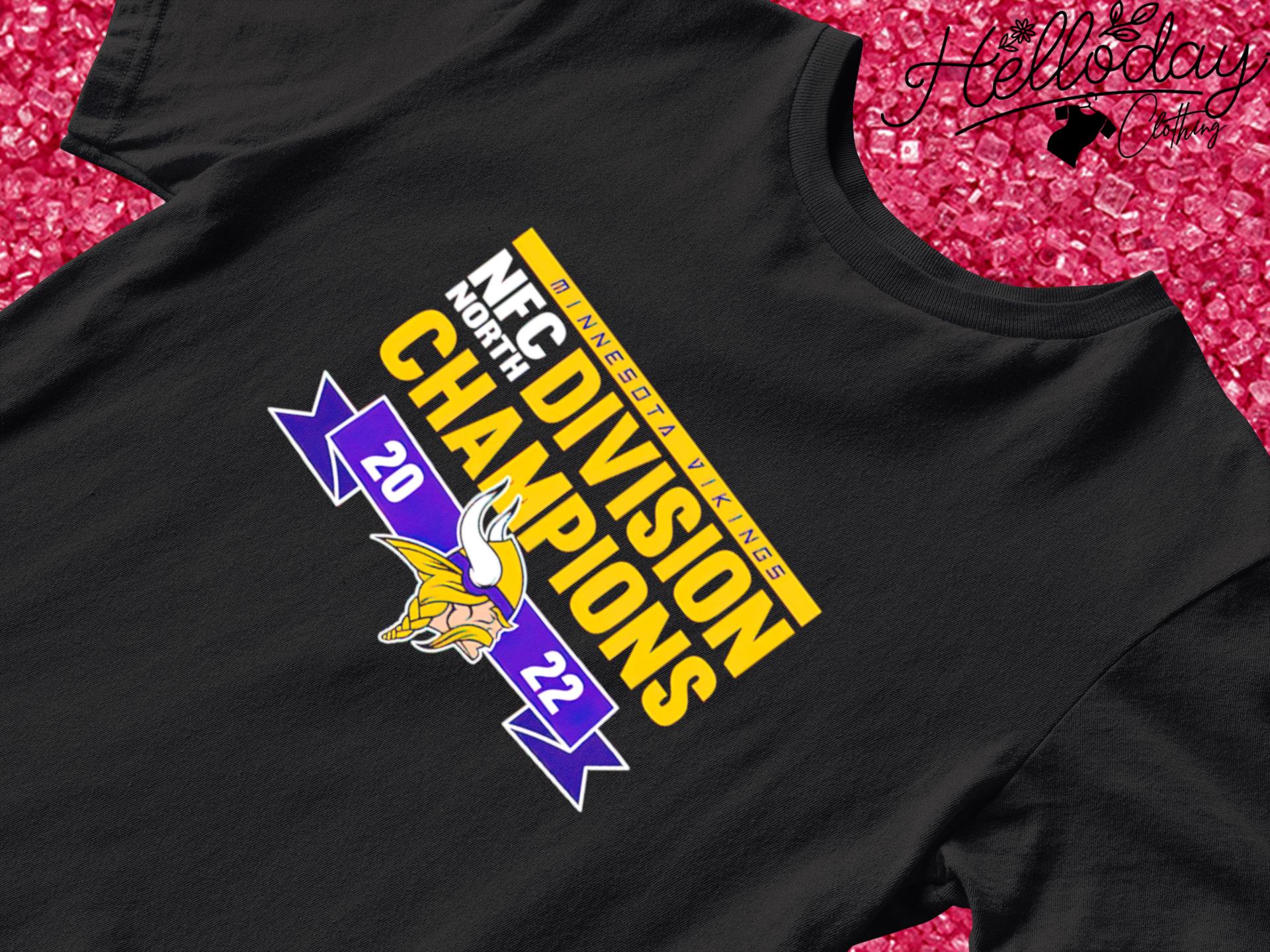 Minnesota Vikings NFC North Division Champions 2022 T-shirt, hoodie,  sweater, long sleeve and tank top