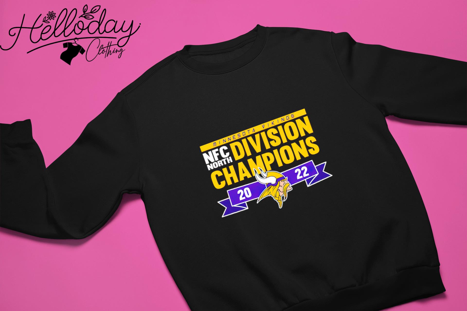 SALE] Go Minnesota Vikings NFC North Division Champions 2022 Shirt