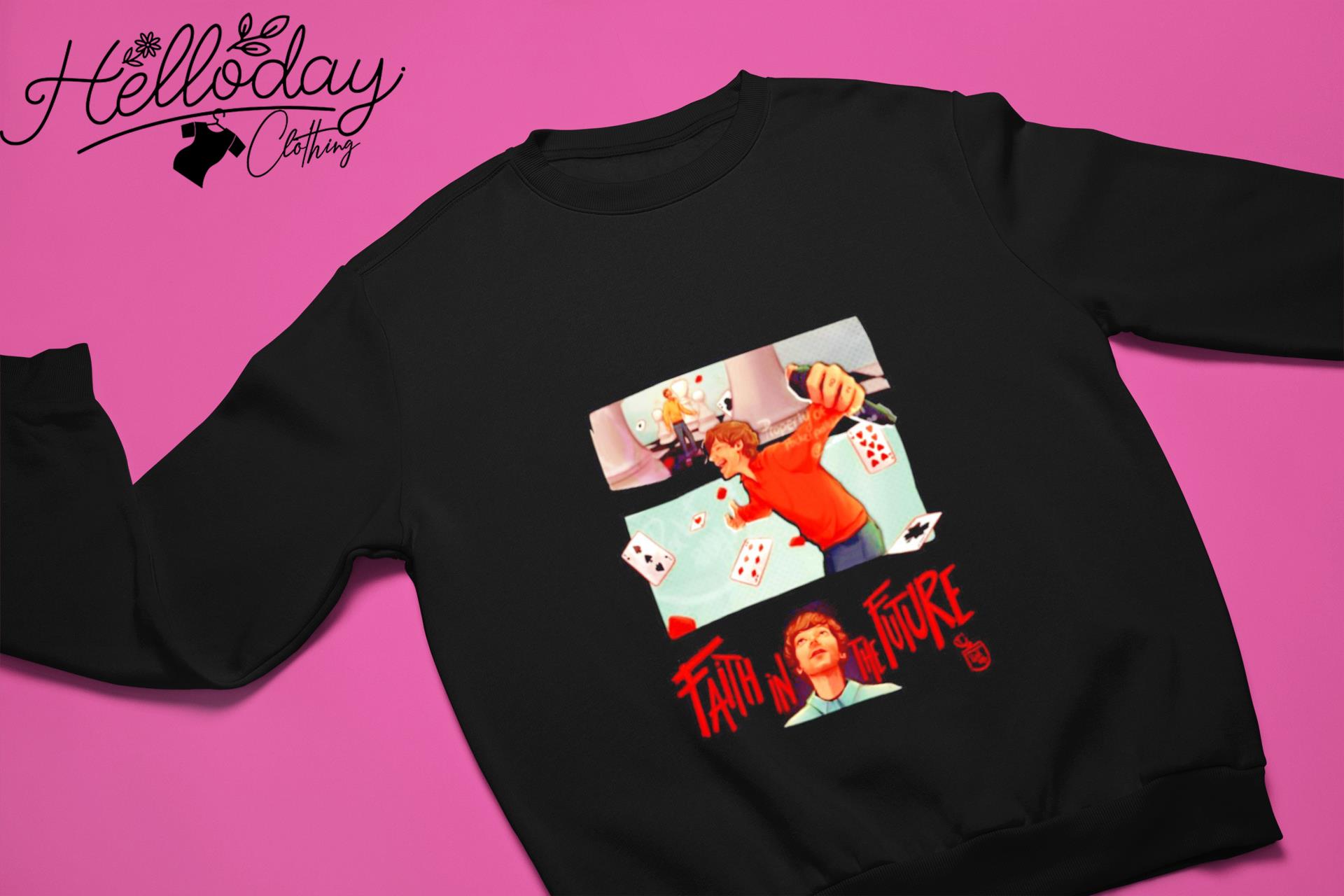 Pocket Polly Design Louis Tomlinson Faith Comic t- shirt, hoodie, sweater  and long sleeve