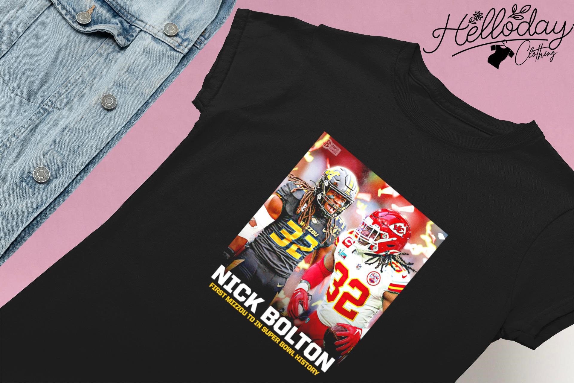 Mizzou Tigers and Kansas City Chiefs Nick Bolton first Mizzou TD in Super  Bowl history shirt, hoodie, sweater, long sleeve and tank top