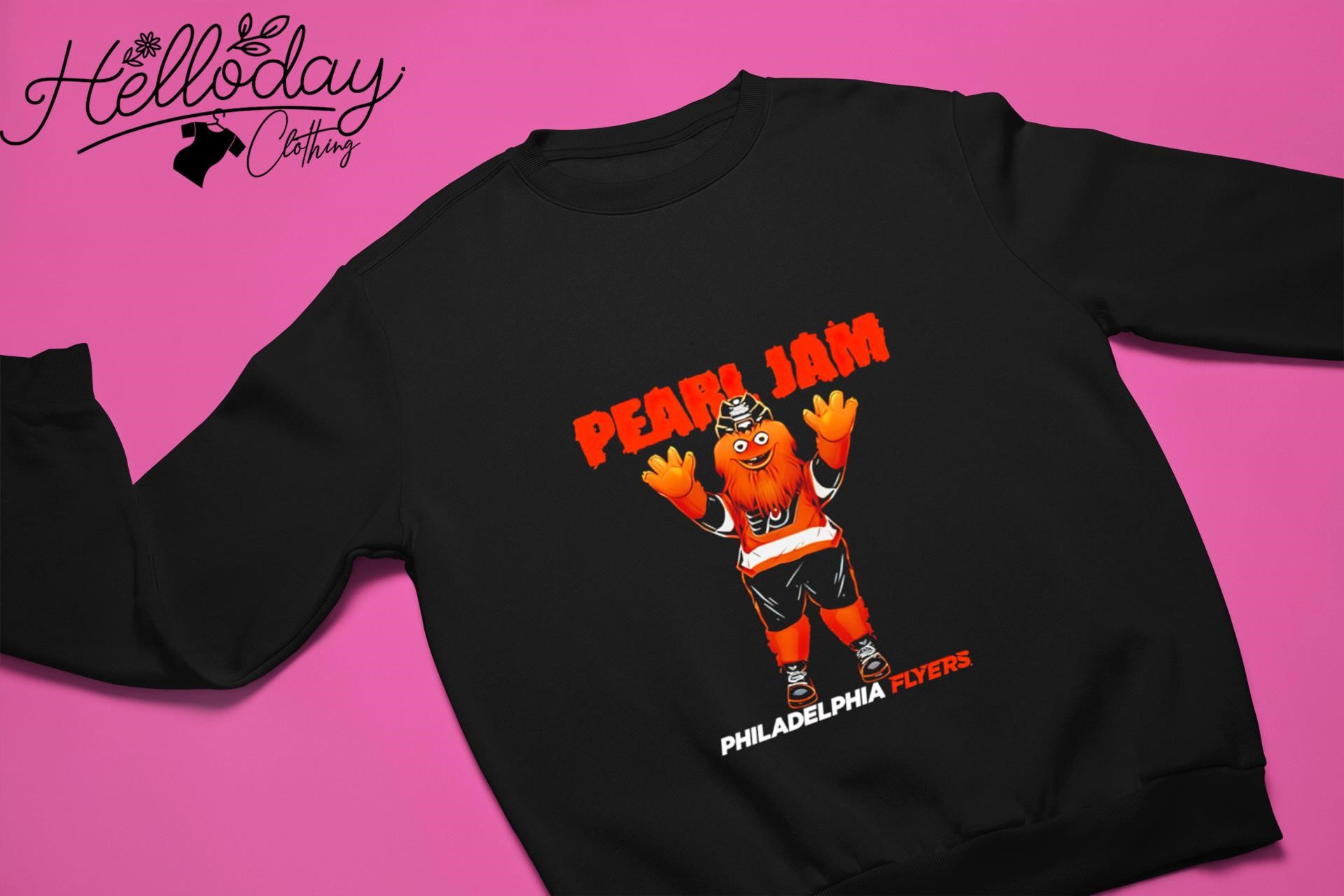 Official Pearl jam jam philadelphia flyers mascot T-shirt, hoodie, tank  top, sweater and long sleeve t-shirt