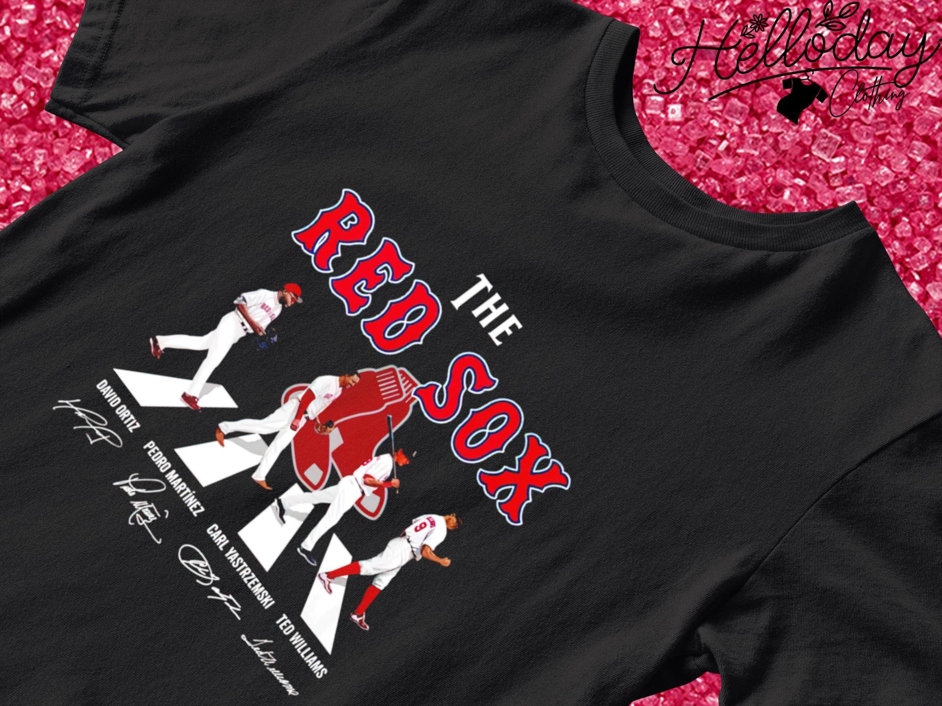 The Red Sox Abbey Road signatures shirt, hoodie, sweater, long