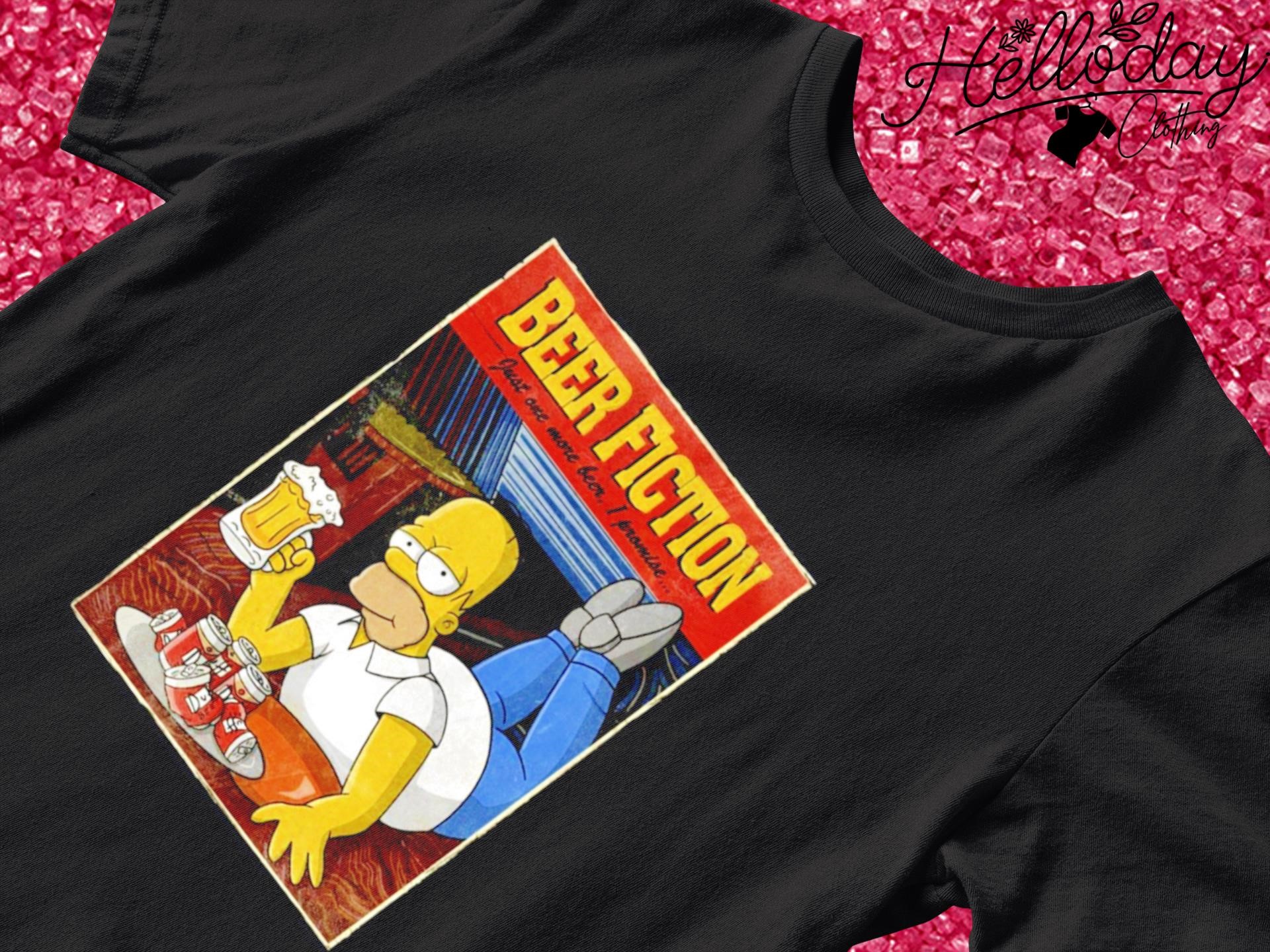 Bart Simpson Beer Fiction shirt