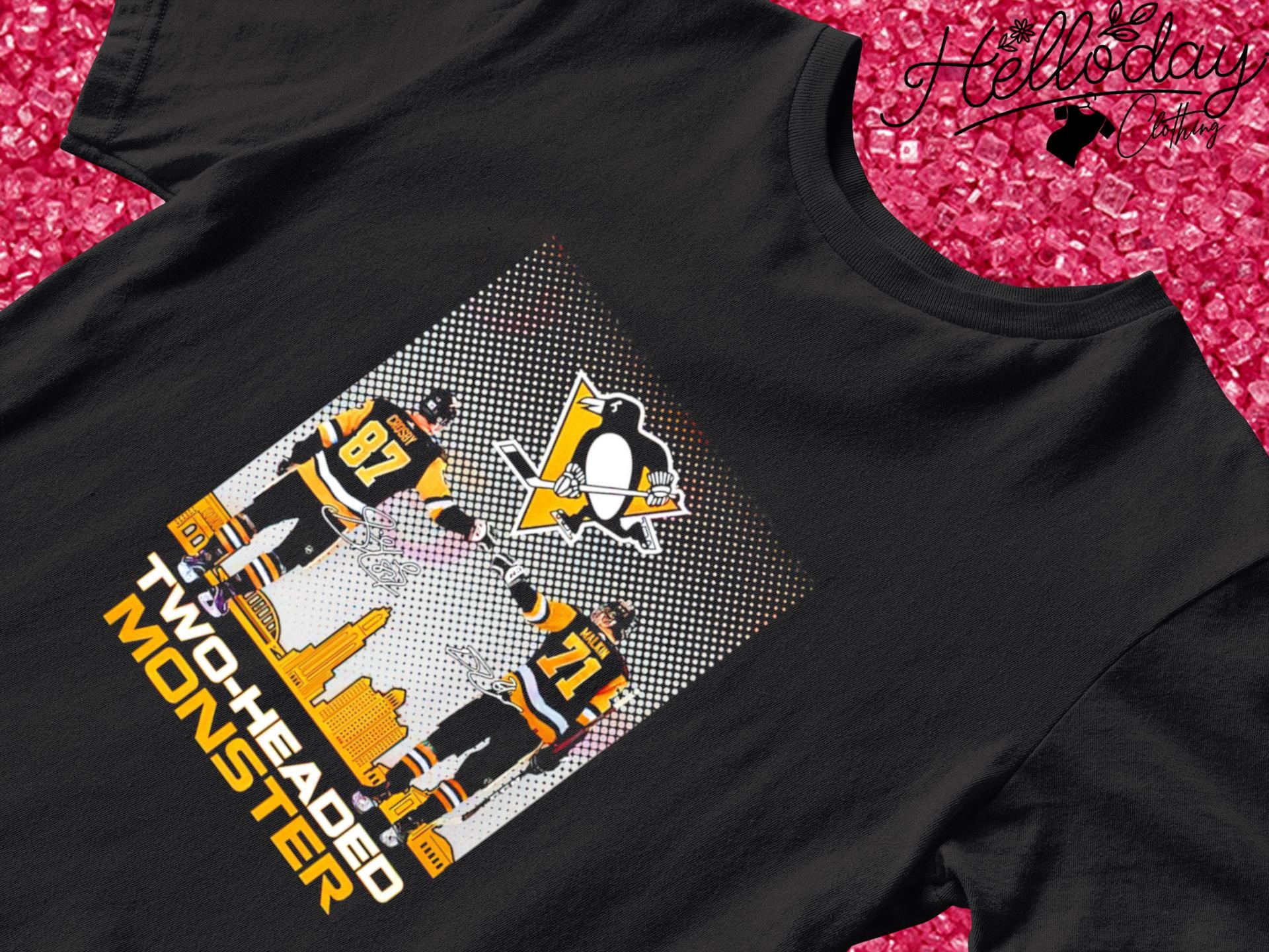 Crosby and Malkin Two-headed Monster signature shirt