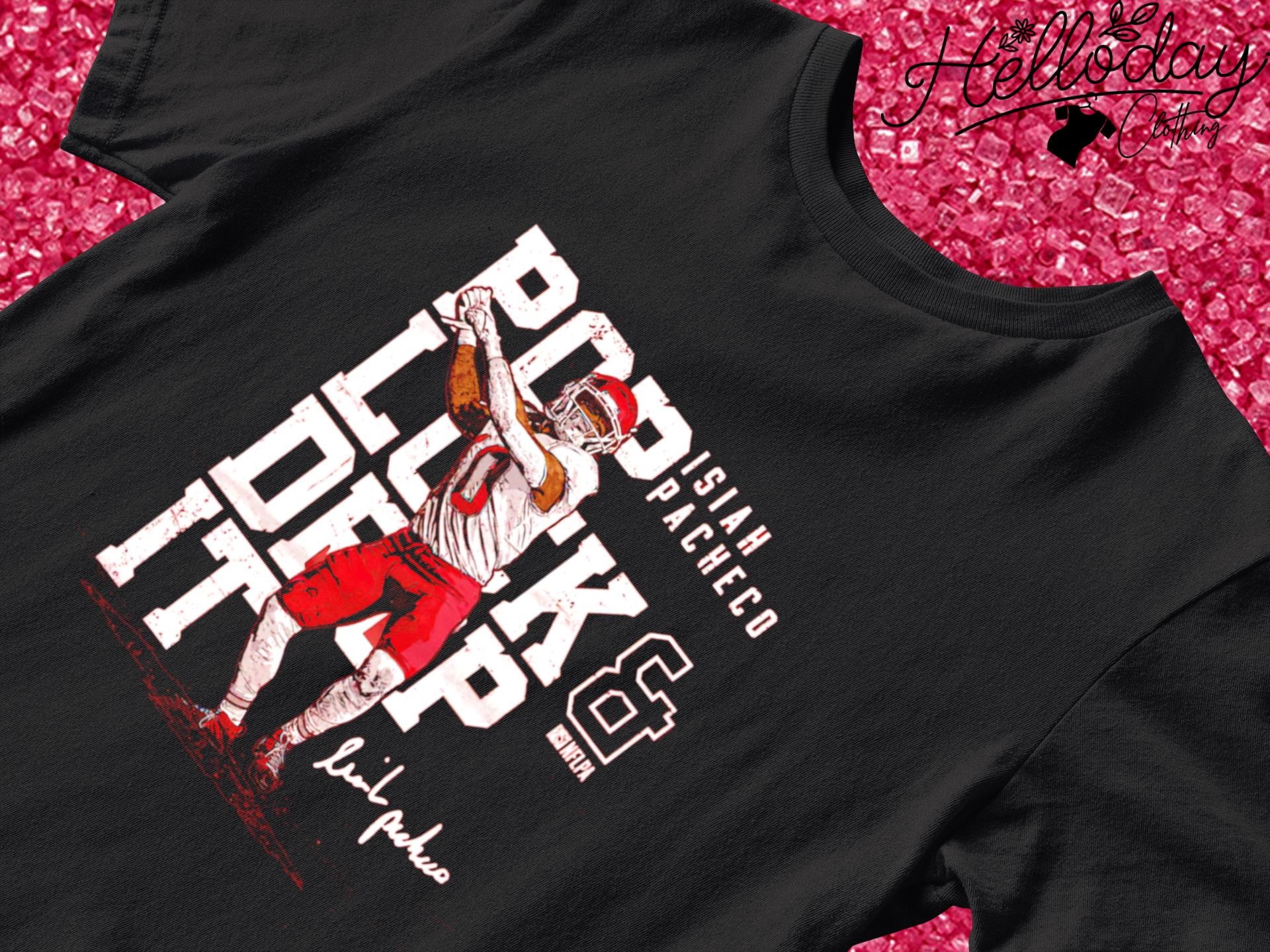 Isiah Pacheco Kansas City Chiefs Pop Lock & Drop It Signature Shirt,  hoodie, sweater, ladies v-neck and tank top