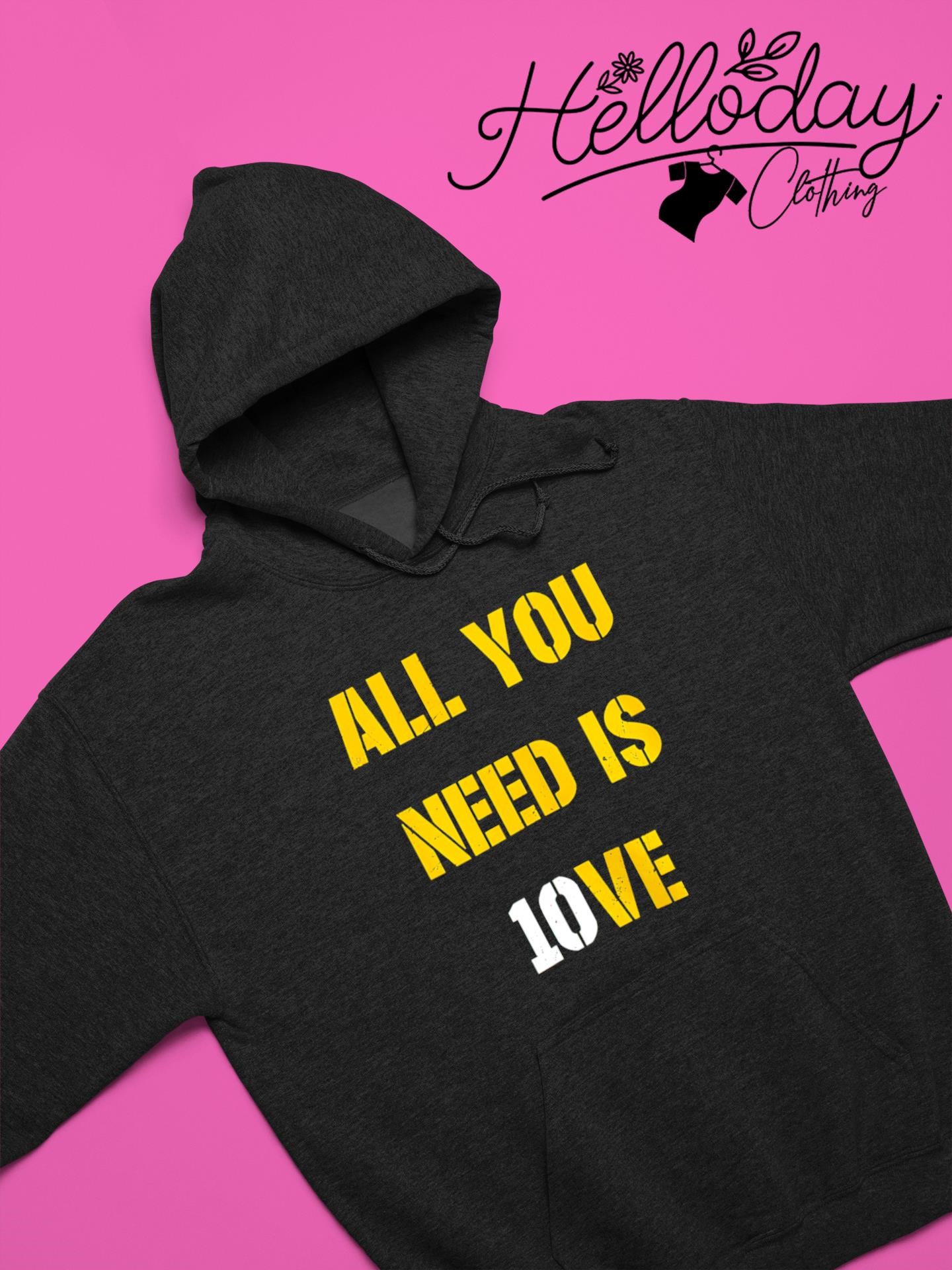 Official Green Bay Packers all I you need is love Jordan love signature T- shirt, hoodie, tank top, sweater and long sleeve t-shirt