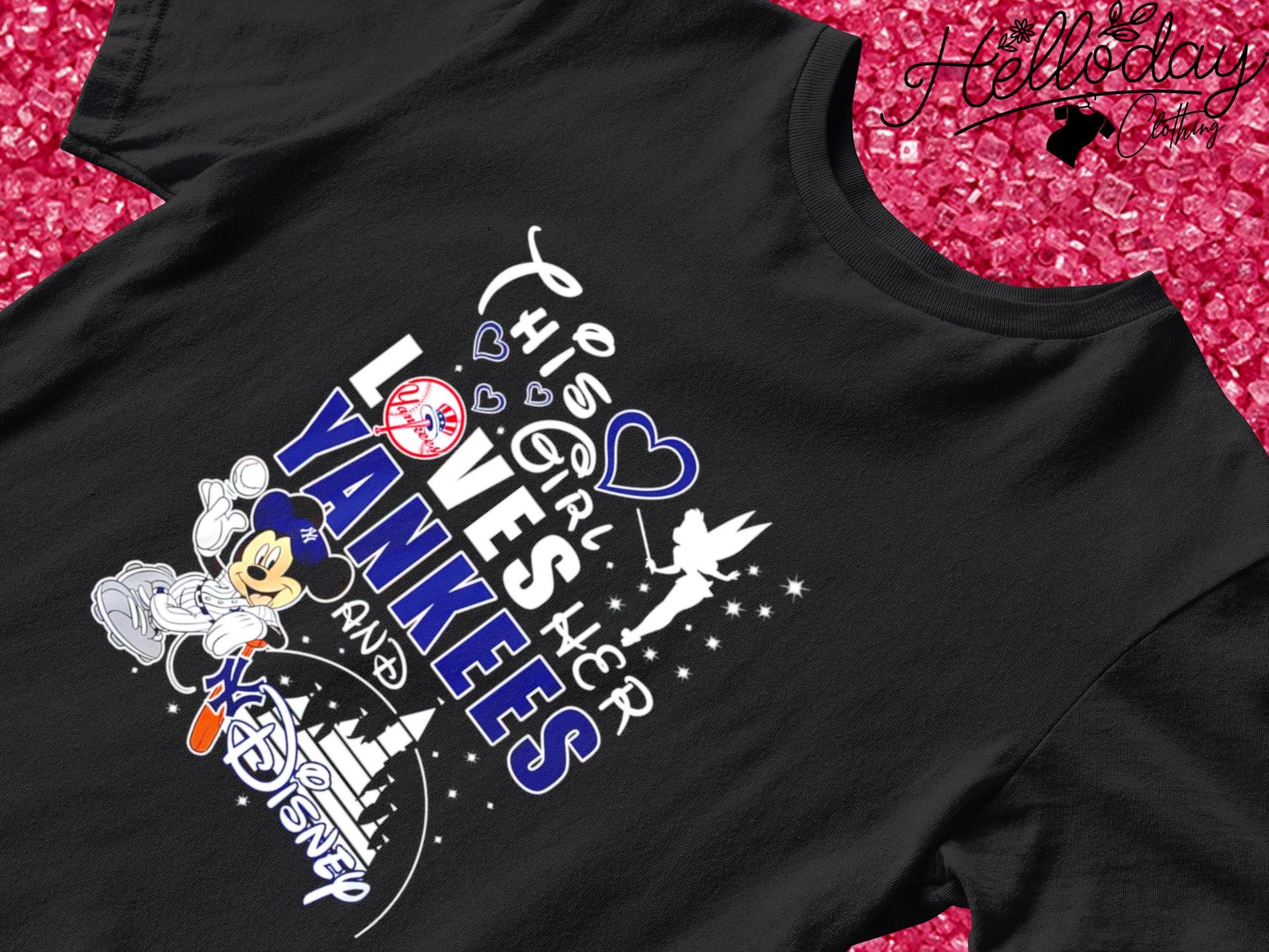 Official new York Yankees Mickey this girl loves Yankees and Disney shirt,  hoodie, sweater, long sleeve and tank top