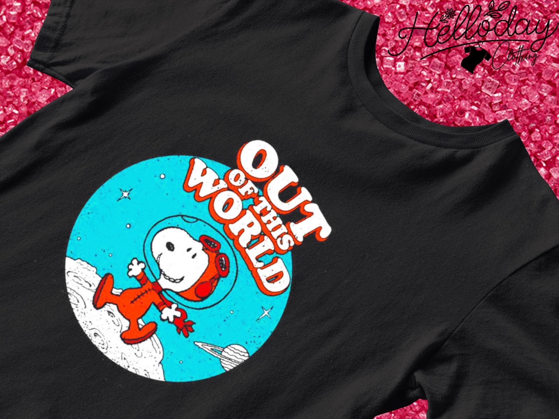 Peanuts out of this world shirt