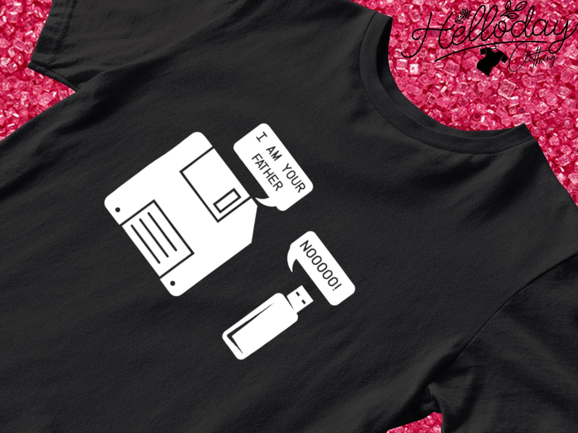 USB Floppy Disk I am your father shirt