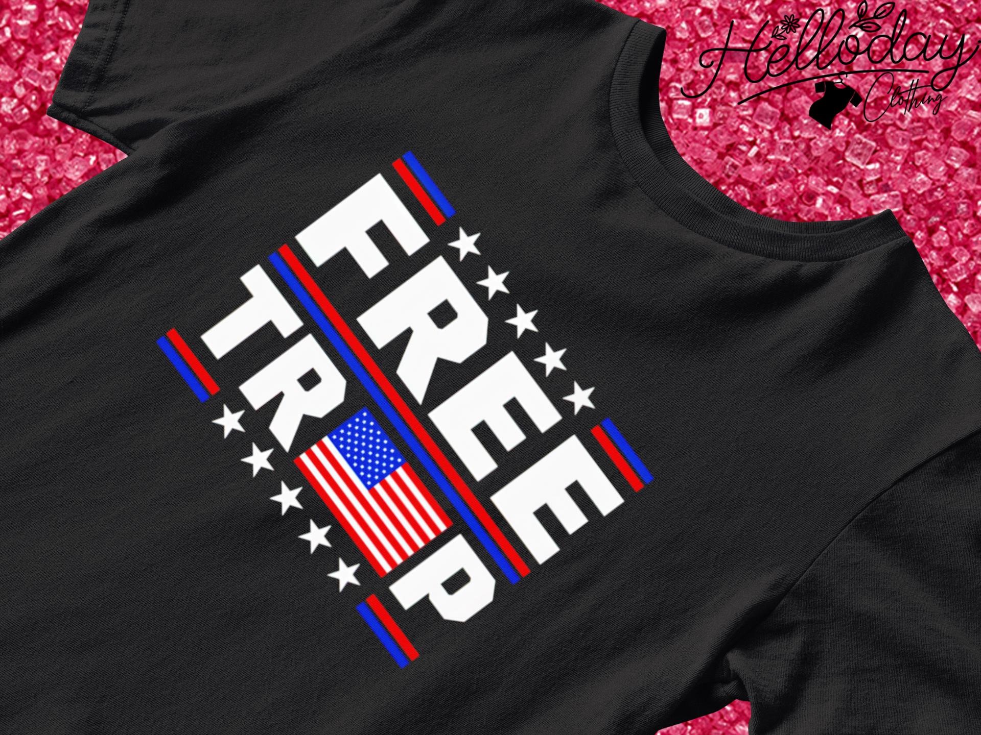 Free Trump USA Flag 2023 shirt