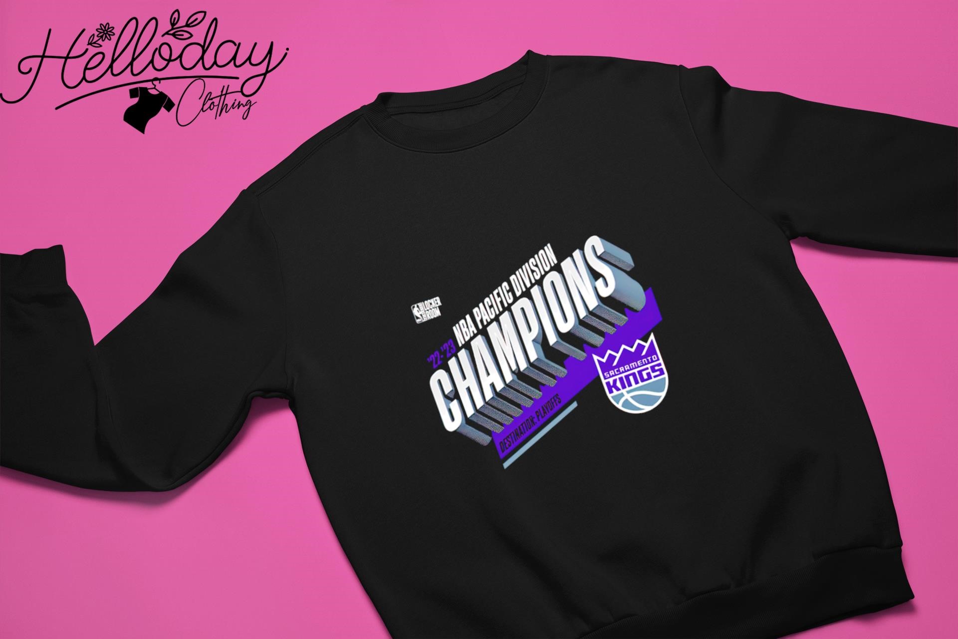 Sacramento Kings 2023 Pacific Division Champions Locker Room T-Shirt,  hoodie, sweater, long sleeve and tank top