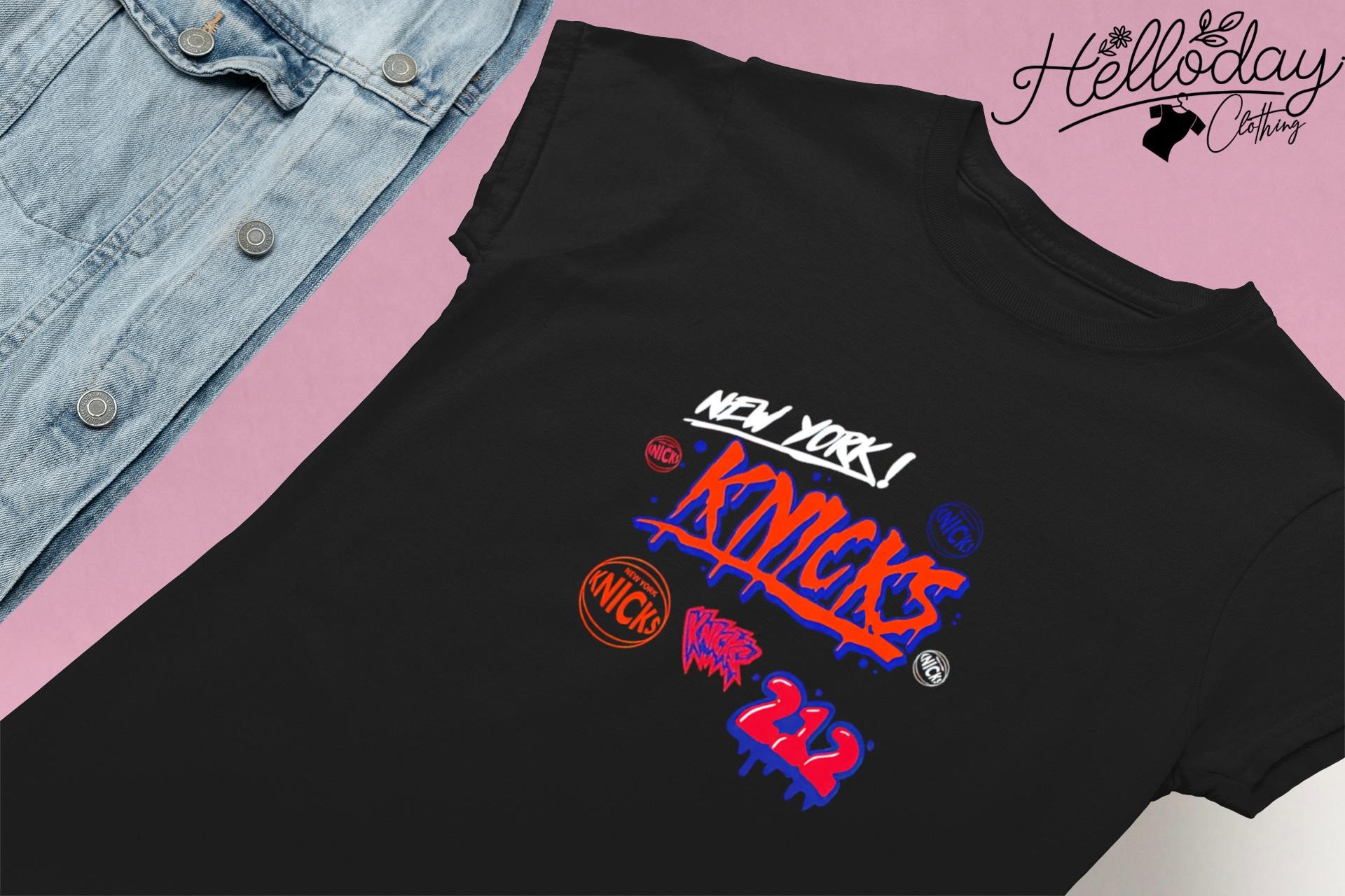 New York Knicks Black Slap Shirt