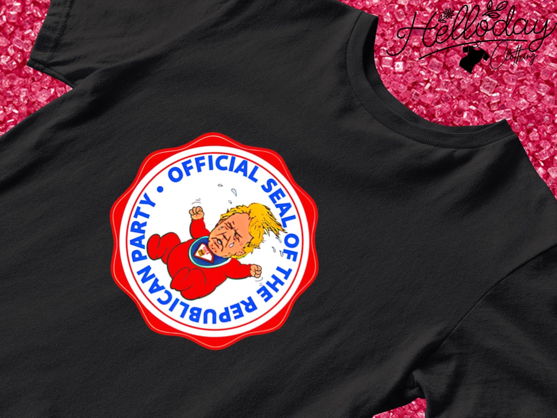 Official seal of the republican party Trump baby shirt