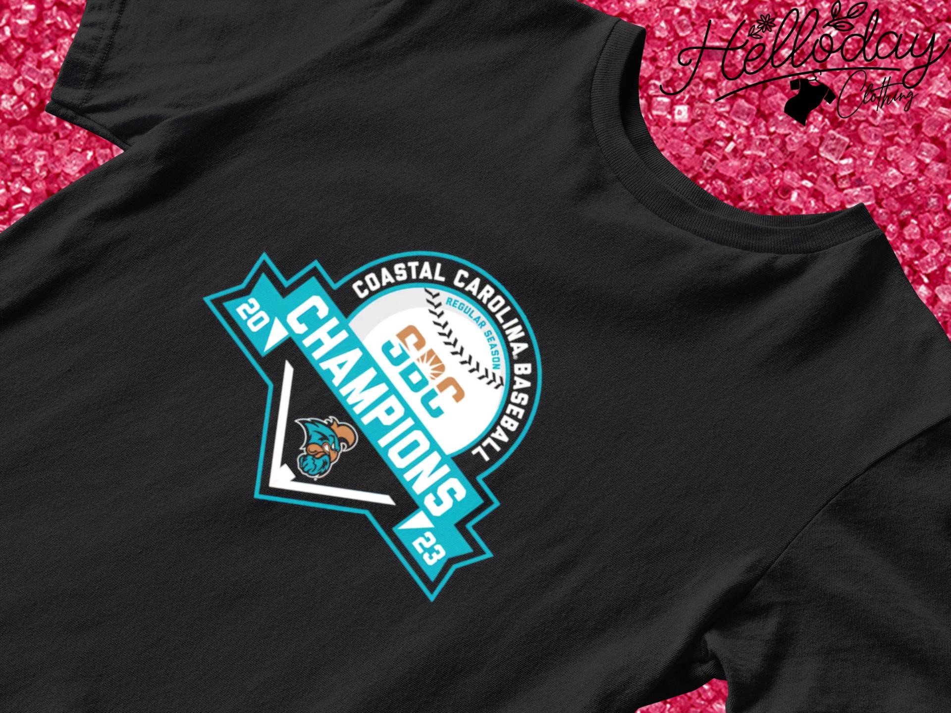 Coastal Carolina Chanticleers Sun Belt Baseball Regular Season Champions 2023 shirt