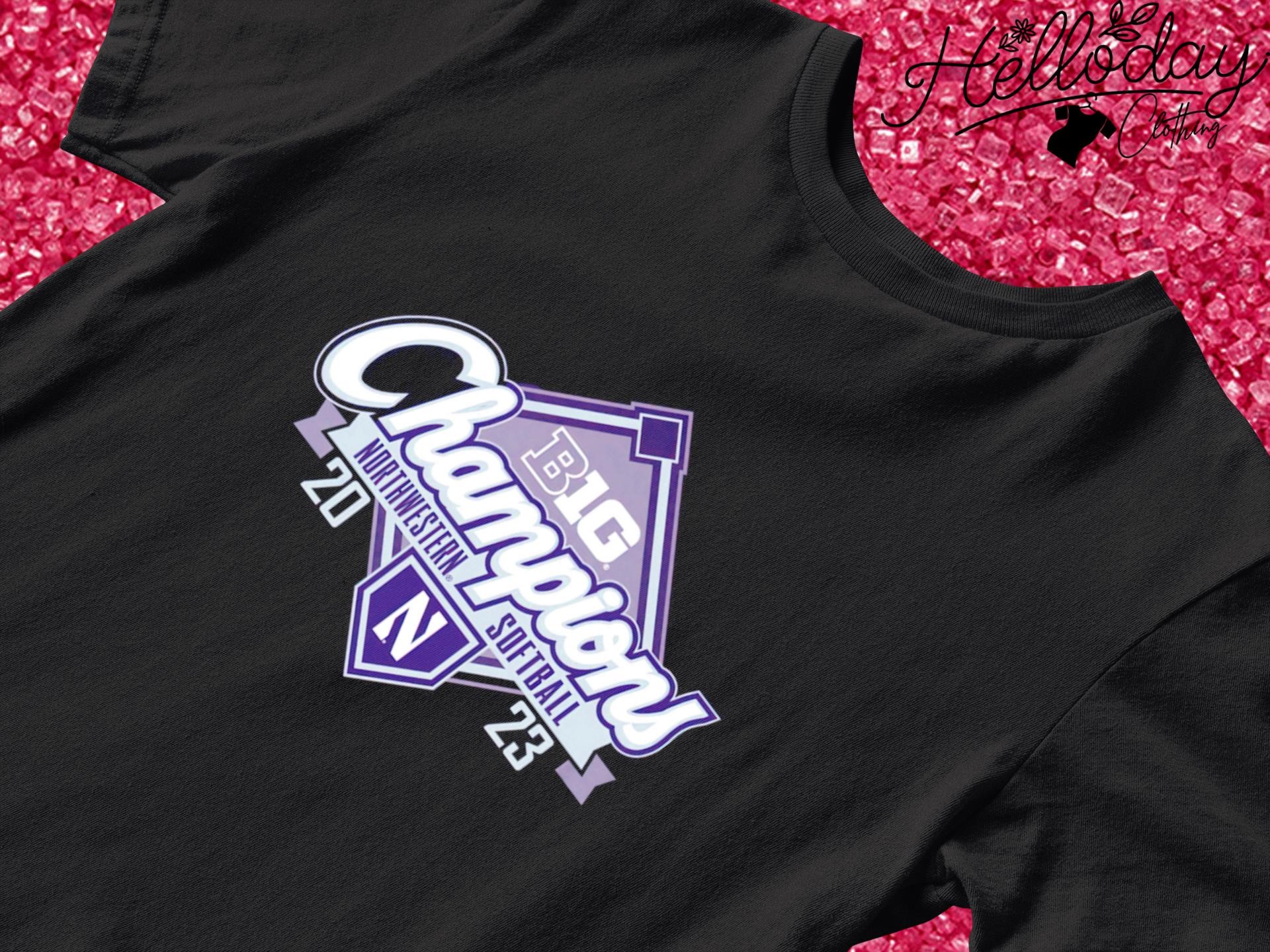 Purple Northwestern Wildcats Big Ten Softball Regular Season Champions 2023 shirt