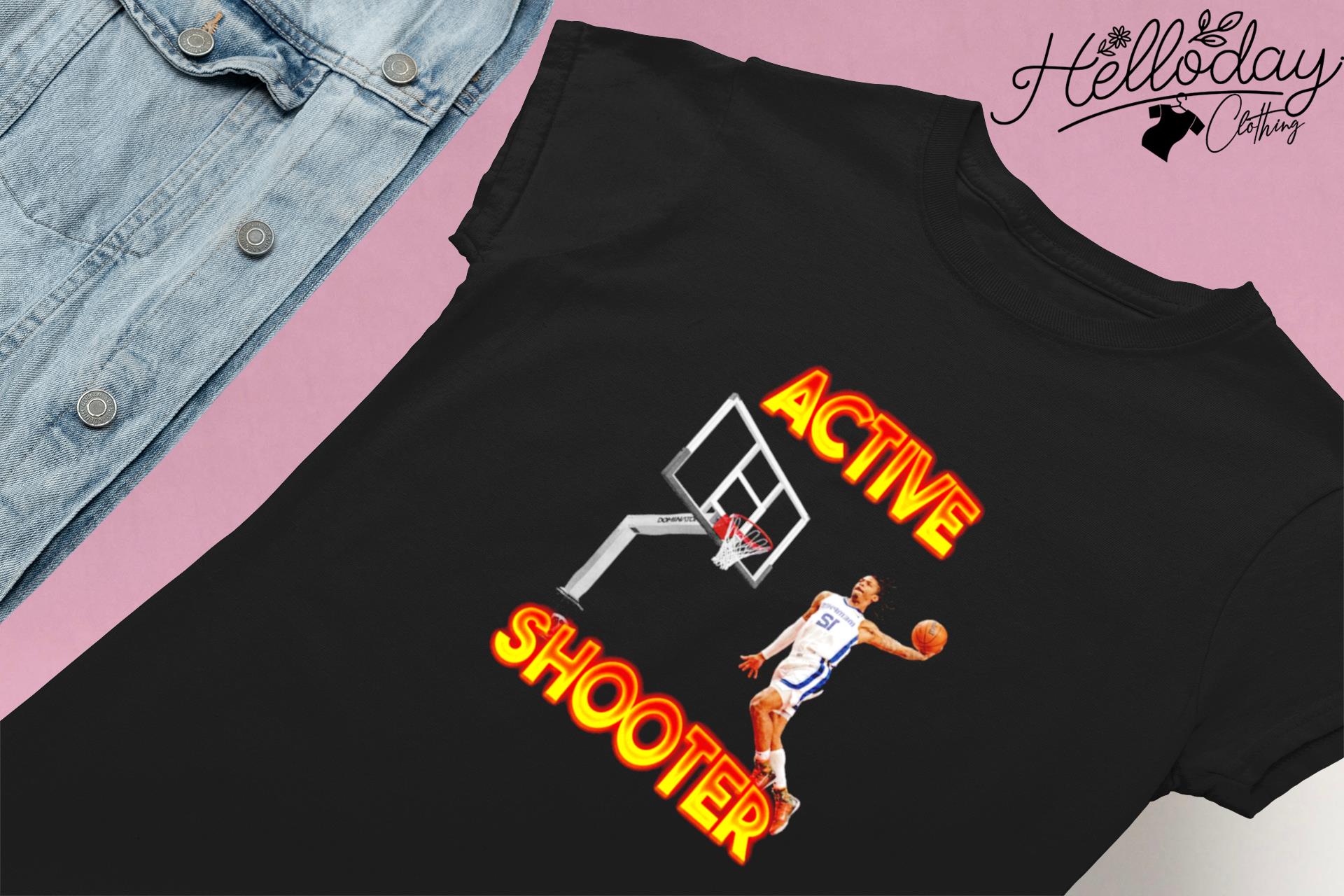 Active Shooter Ja Morant T-shirt - Shibtee Clothing