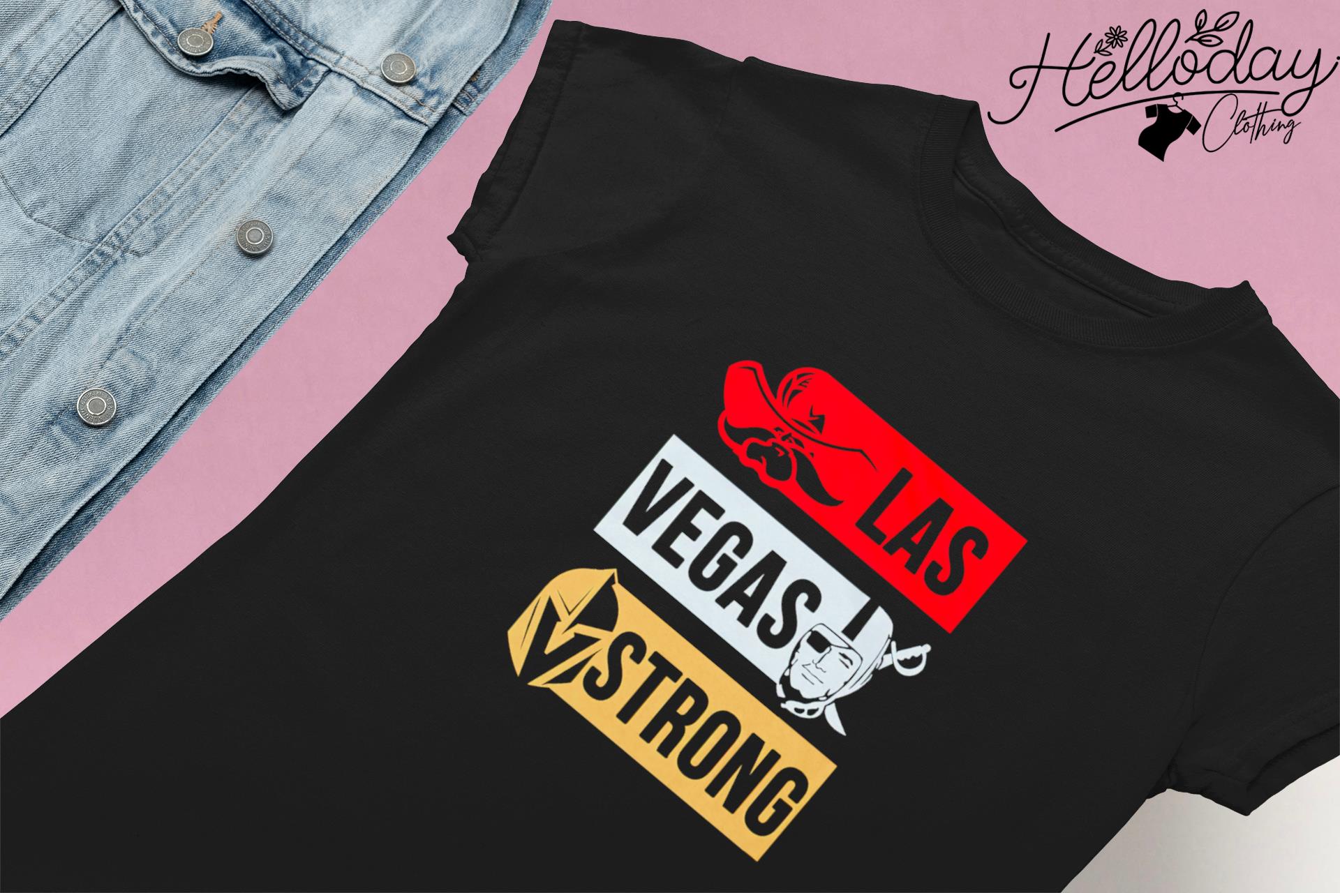 Las Vegas Strong Rebels Golden Knights Raiders Shirt (Men)