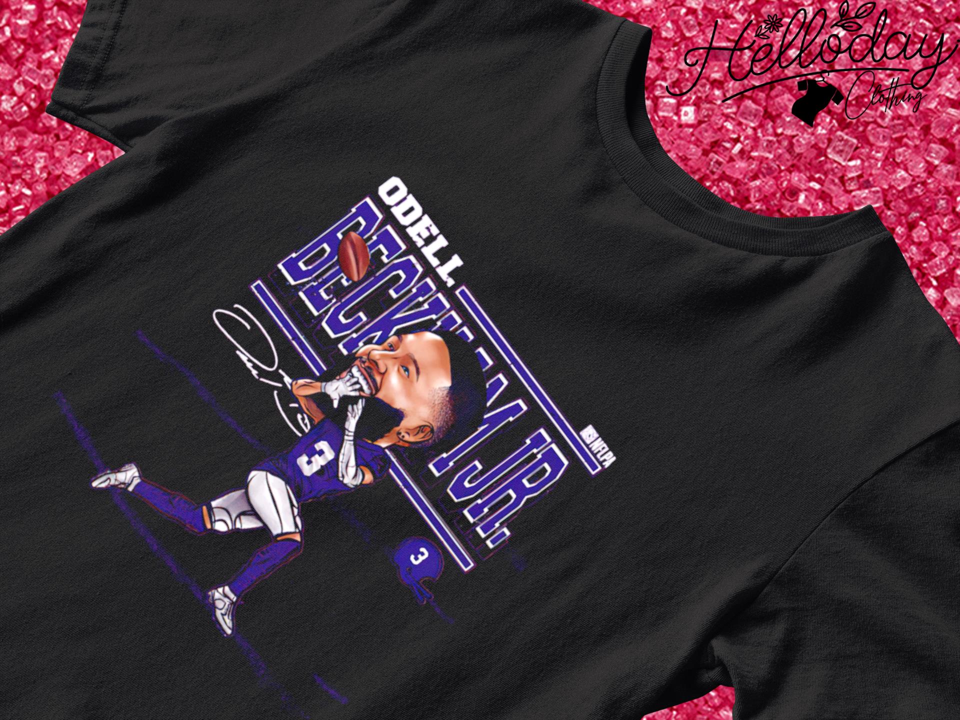 Odell Beckham Jr. Baltimore Cartoon signature shirt, hoodie, sweater, long  sleeve and tank top