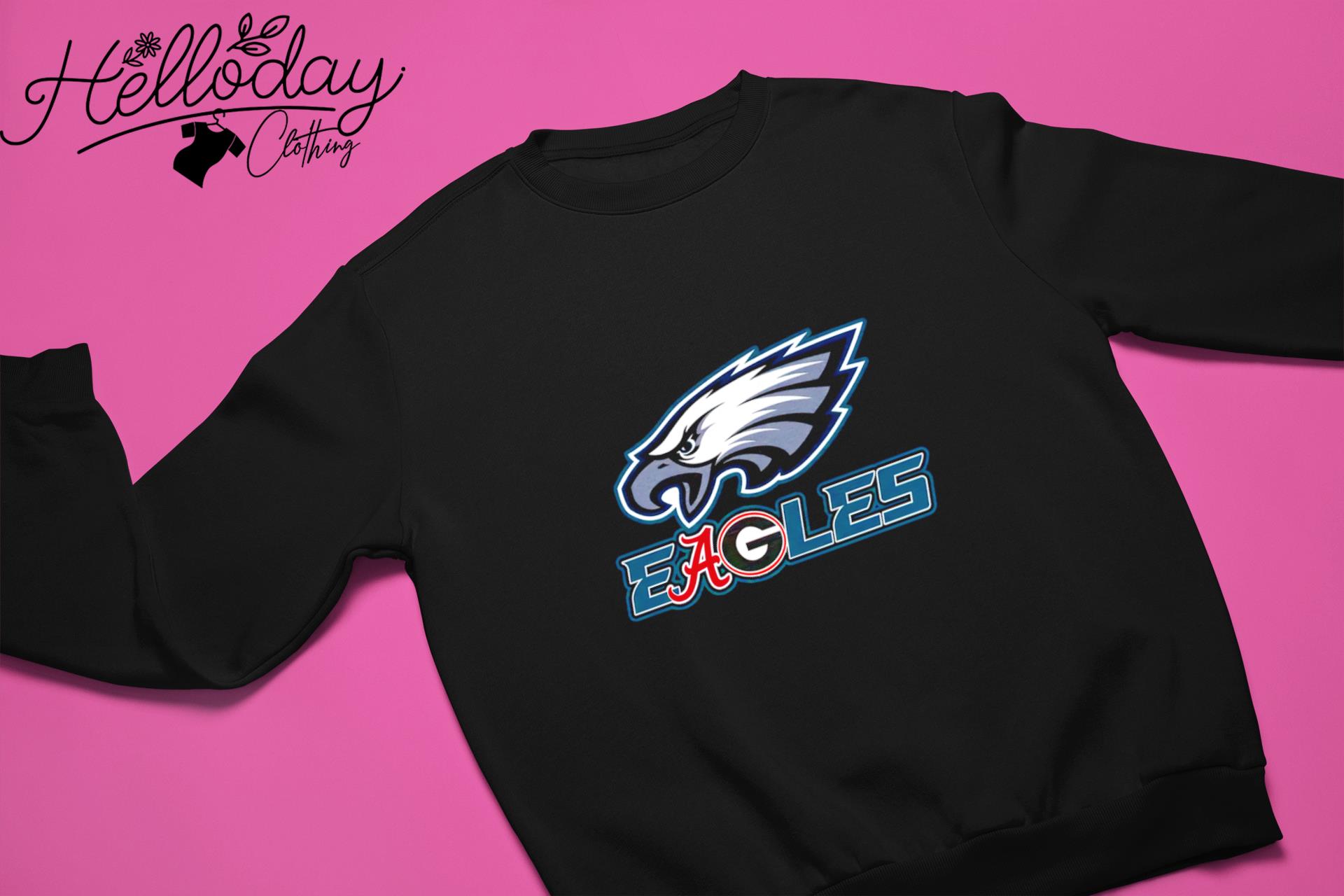 Philadelphia Eagles Fashion Preferred Logo Crew Sweatshirt - Mens